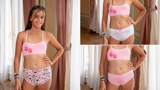 [1511] CULOTTE DE NENA ALGODÓN CON LYCRA. -- UNICO-- TALLE 2