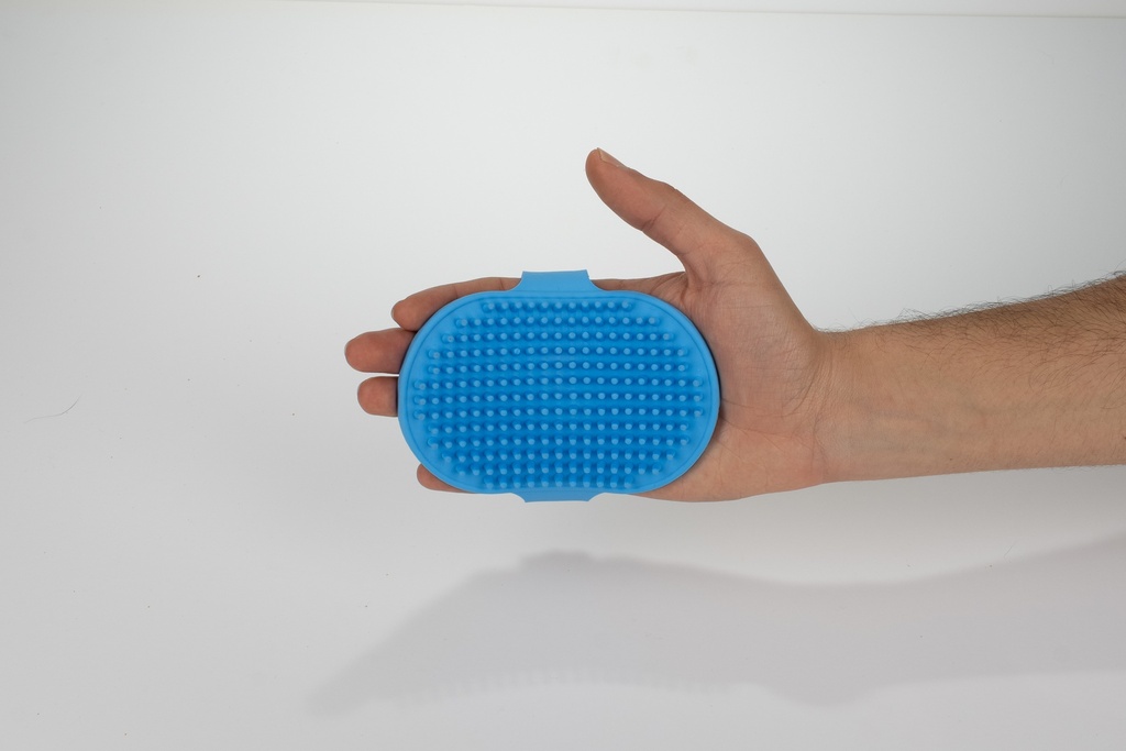 PEINE MANOPLA DE GOMA MED: 13 CM