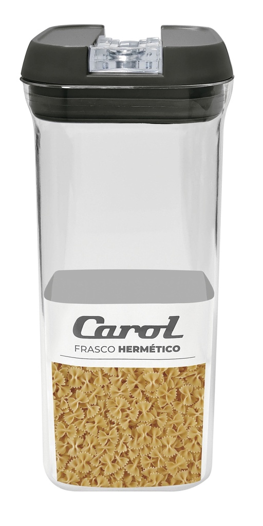 FRASCO HERMÉTICO GRANDE, 1,4 LTS. -- NEGRO