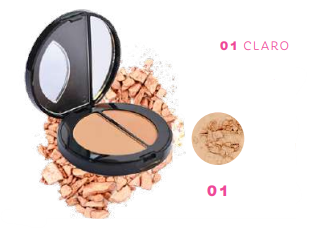 POLVO + RUBOR COMPACTA TONO 1
