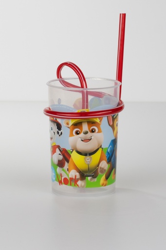 [1734] VASO CON SORBETE JUNIORS -- PAW PATROL