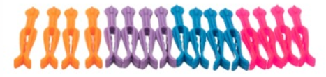 [1776] PRACTIBROCHES PARA ROPA X 12 UNIDS 8,5 CM.
