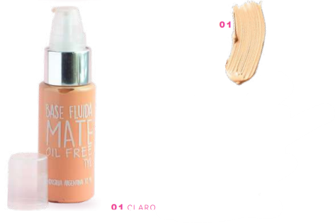 [1843] BASE FLUIDA MATE TONO 01 CLARO